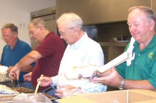Lutheran Men In Mission cooking